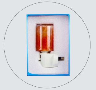 Night Wall Light (Cylinder) Himalayan Salt Lamp