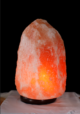 4-5kg Natural Shaped Himalayan Salt Lamp - Marble Base (12V)