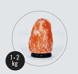 1-2kg Natural Shaped Himalayan Salt Lamp - Marble Base (12V)