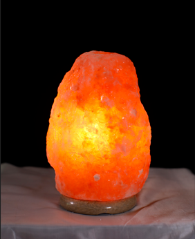 2-3kg Natural Shaped Himalayan Salt Lamp - Marble Base (12V)