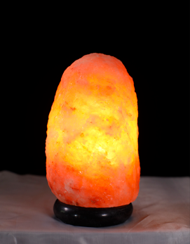 1-2kg Natural Shaped Himalayan Salt Lamp - Marble Base (12V)