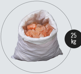 Himalayan Salt Bag 25kg (Chunky)
