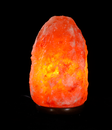 4-5kg Natural Shaped Himalayan Salt Lamp - Marble Base (12V)