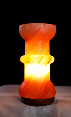 3.5kg Fountain Shaped Himalayan Salt Lamp - Marble Base (12V)