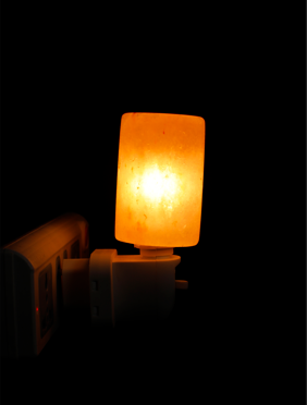 Night Wall Light (Cylinder) Himalayan Salt Lamp